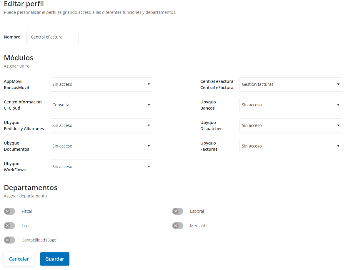 Create users and their rules (Ubyquo administrator)