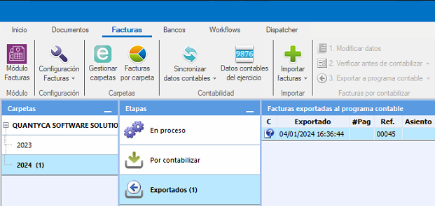 A3ECO & A3CON - Exportar usando SUENLACE