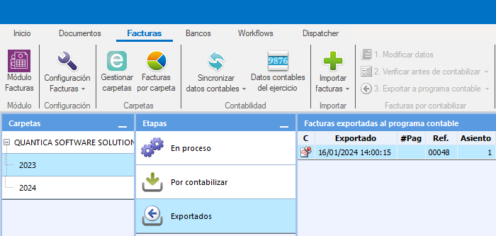 A3ECO & A3CON - Exportar usando SUENLACE