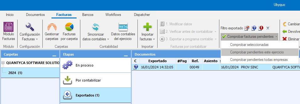ALTAI - Exportar desde Ubyquo mediante Excel
