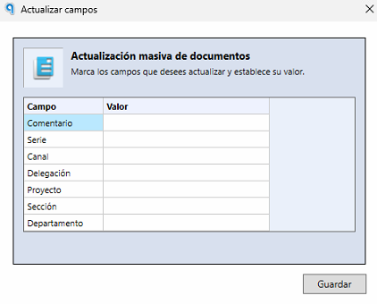Añadir y completar campos analíticos en Ubyquo