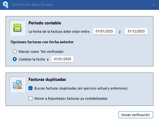 Módulo Facturas - Volver a contabilizar una factura ya exportada al ERP (Programa contable)