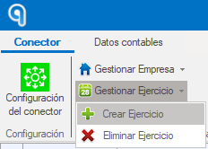 Creación de empresas y ejercicios en Ubyquo