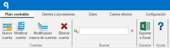 Datos contables del ejercicio en Ubyquo