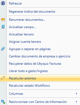 Módulo Facturas - Descargar manualmente un lote de facturas en Ubyquo