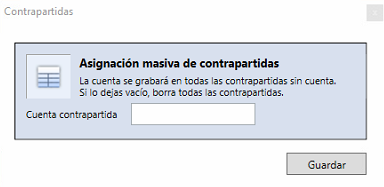 Módulo Bancos - Asignar una misma contrapartida a varios movimientos bancarios en Ubyquo