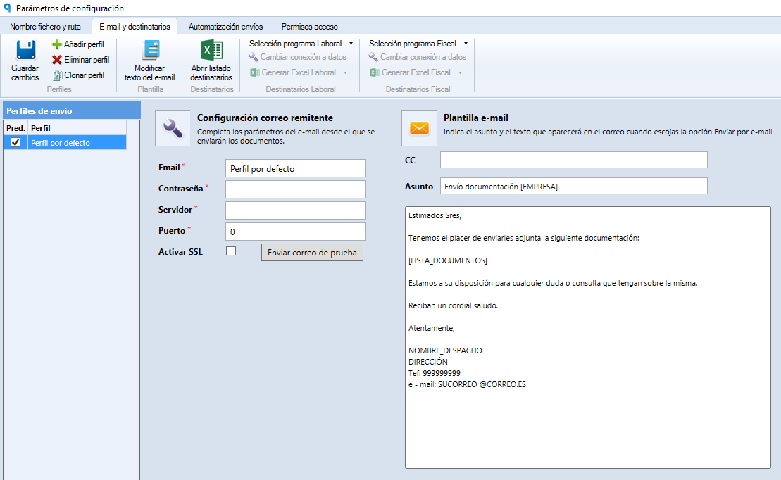 Dispatcher module configuration manual
