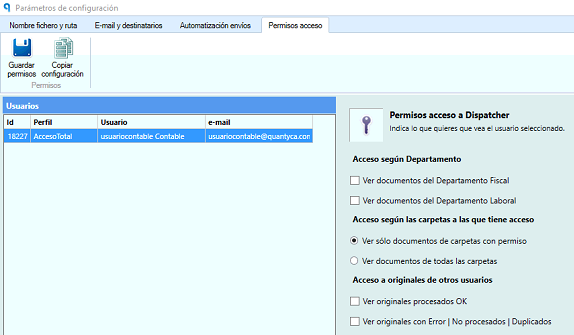 Dispatcher module configuration manual