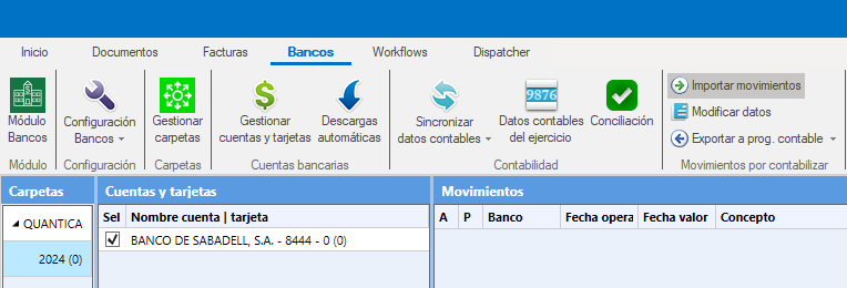 Manual módulo bancos