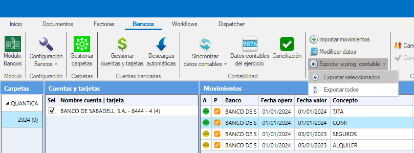 Manual módulo bancos