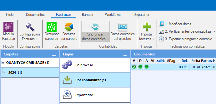 Manual módulo Facturas