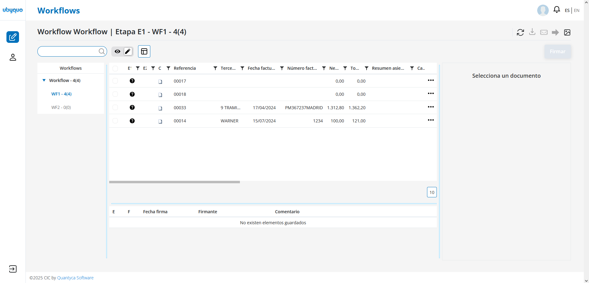 Manual módulo Workflows