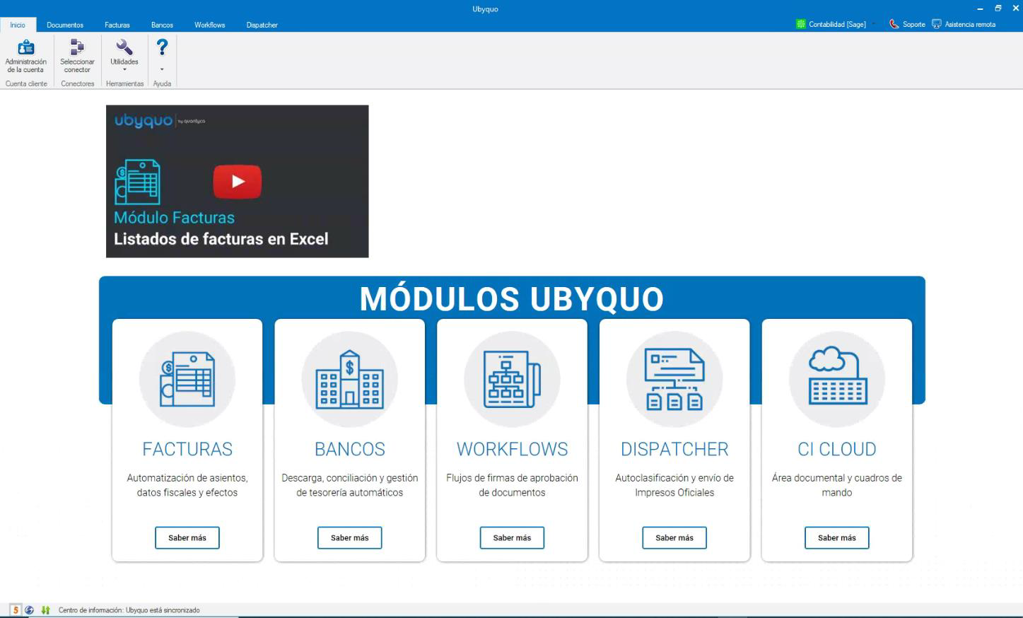 Permisos de usuarios y administración de la cuenta en Ubyquo