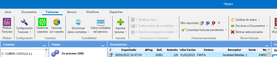 Módulo Workflow - Bloquear y desbloquear pagos mediante Workflows en Ubyquo solo con ERP Sage
