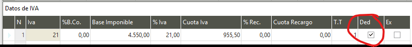 SAGE - Facturas no deducibles en Ubyquo