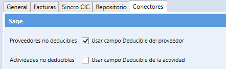 SAGE - Facturas no deducibles en Ubyquo