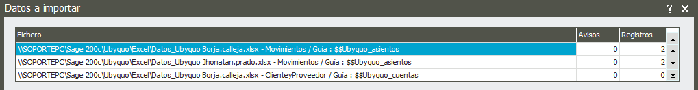 SAGE - Importar solo mis datos con el Gestor de importaciones (Excel)