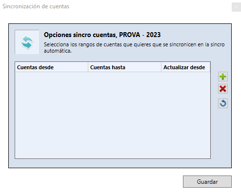 Sincronizar datos contables en Ubyquo