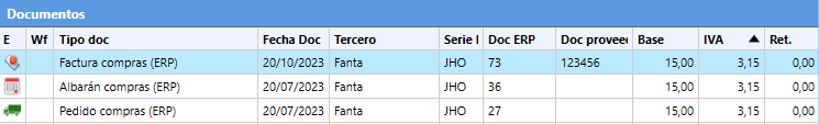 Tipos de documentos