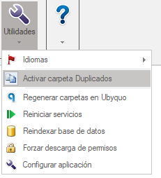 Utilidades y configuración de Ubyquo