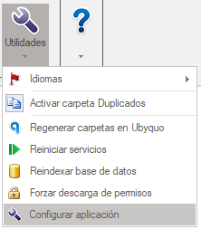 Utilidades y configuración de Ubyquo