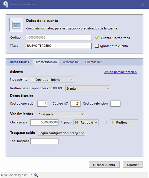 Módulo Facturas - Configuración de vencimientos de compras y ventas en Ubyquo